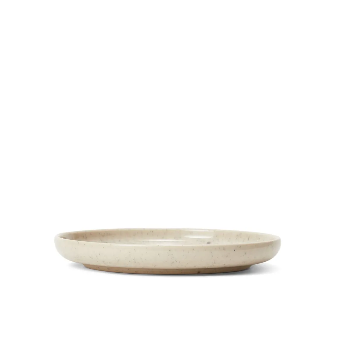 Assiett Bruno 17cm Stengods Spräcklig Beige