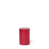 Blockljus Stearin 10x6,8cm Röd