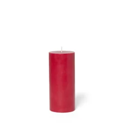 Blockljus Stearin 15x6,8cm Röd