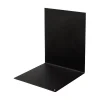 Bokstöd Metall 14x14cm Svart