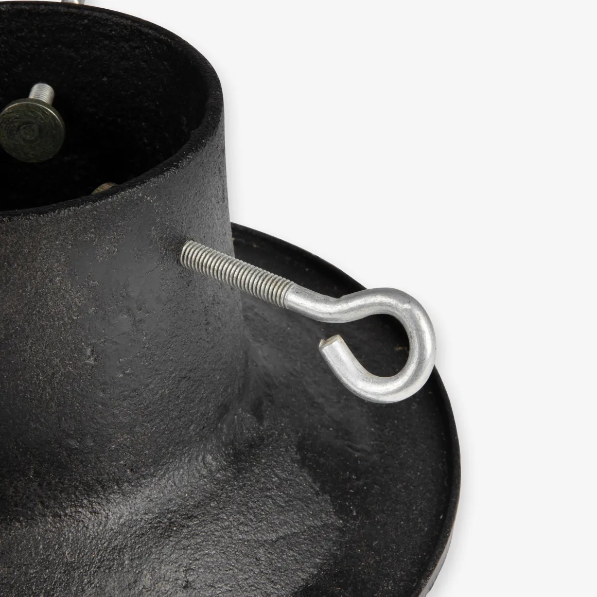 Julgransfot Gjutjärn 28cm Svart