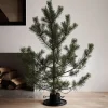 Julgransfot Gjutjärn 20cm Svart