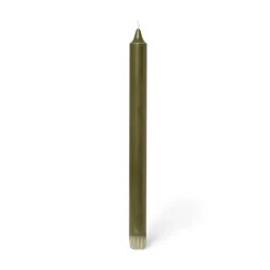 Kronljus H28cm Khakigrön