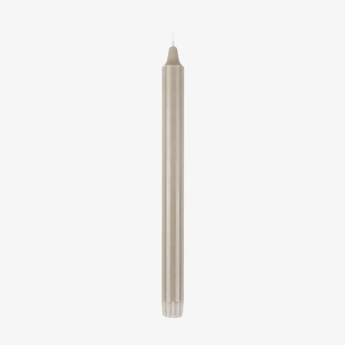 Kronljus Stearin Ljus Beige