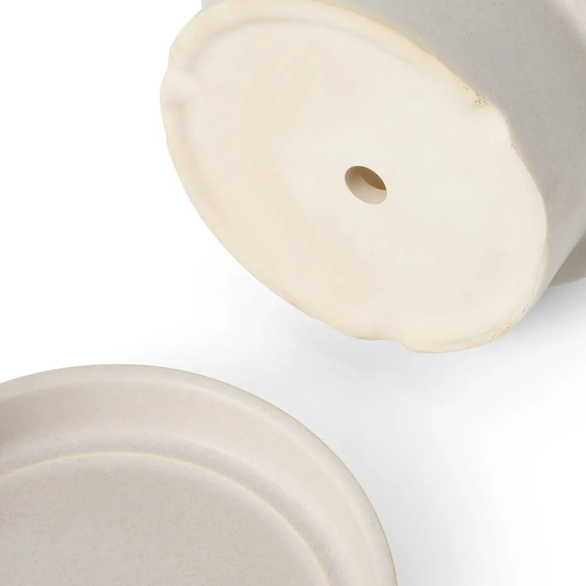Kruka Stengods Fat 24cm Beige