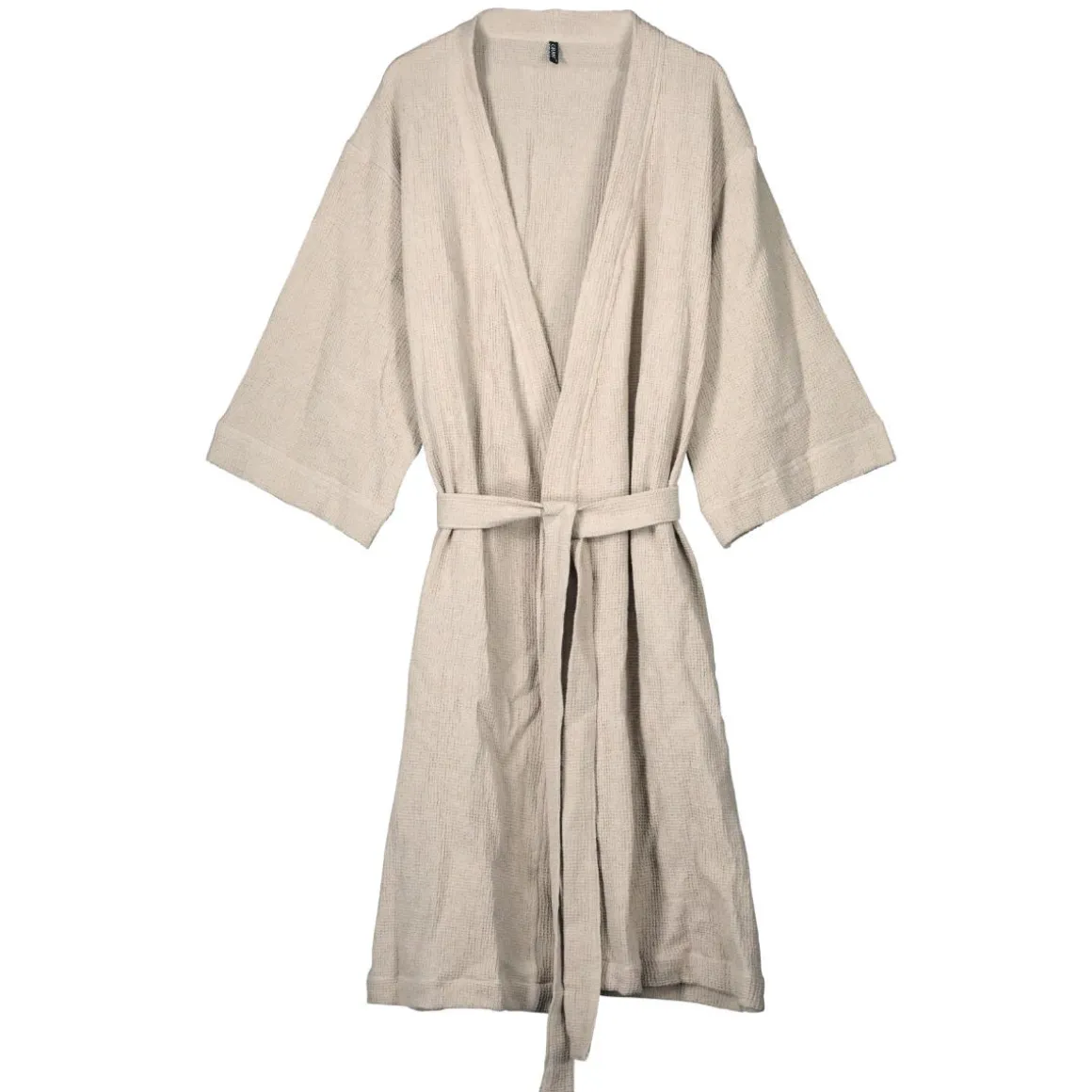 Morgonrock Våfflad One Size Sandbeige