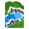 Poster Lisa Sander Green Abstract 50x70cm