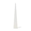 Pyramidljus Stearin 5,8x35cm Vit