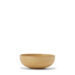 Skål Bruno Stengods 12cm Ljus Ockra