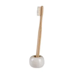 Tandborsthållare Porslin Beige